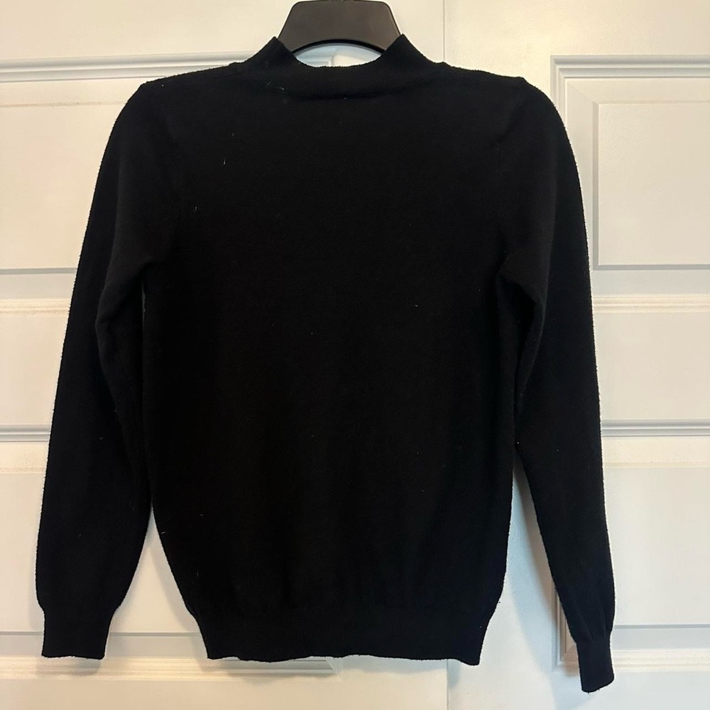 Elegant Black Turtleneck Sweater for Women